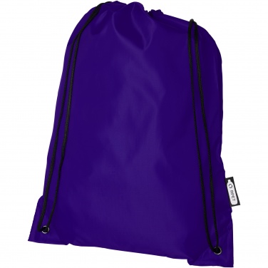 Logo trade corporate gifts picture of: Oriole RPET drawstring bag 5L