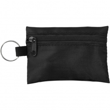 Logo trade advertising product photo of: Valdemar 16-piece first aid keyring pouch