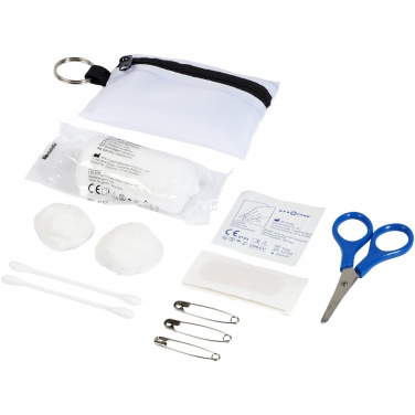 Logo trade business gift photo of: Valdemar 16-piece first aid keyring pouch