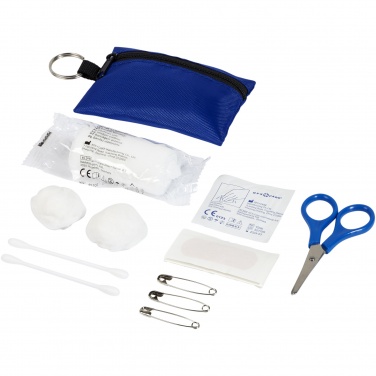 Logo trade corporate gifts image of: Valdemar 16-piece first aid keyring pouch