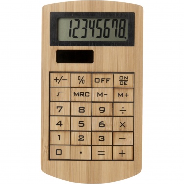 Logotrade promotional giveaways photo of: Eugene calculator made of bamboo