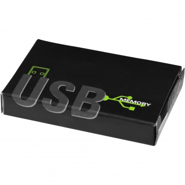 Logo trade corporate gift photo of: Slim card-shaped 2GB USB flash drive