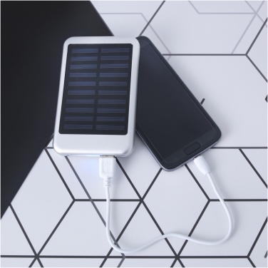 Logo trade promotional giveaways image of: Bask 4000 mAh solar power bank