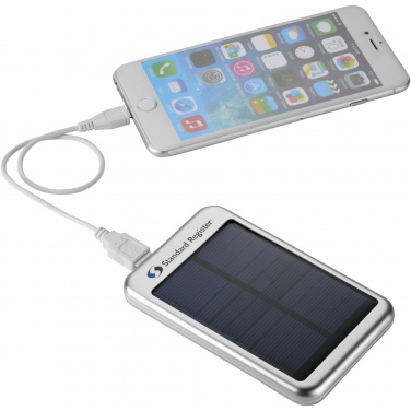 Logo trade promotional giveaways picture of: Bask 4000 mAh solar power bank