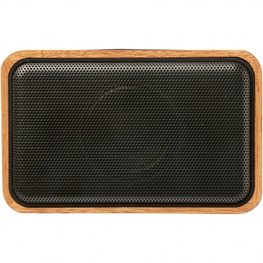 Logotrade promotional products photo of: Wooden 3W speaker with wireless charging pad