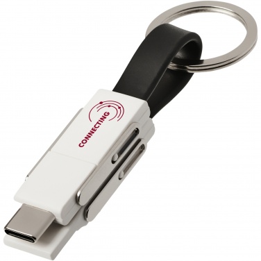 Logo trade promotional items image of: One 4-in-1 cable