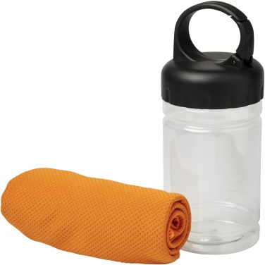 Logo trade corporate gift photo of: Remy cooling towel in PET container
