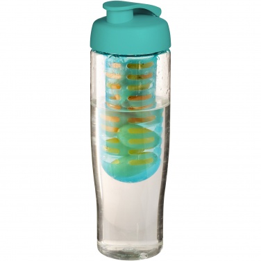 Logo trade promotional merchandise picture of: H2O Active® Tempo 700 ml flip lid sport bottle & infuser