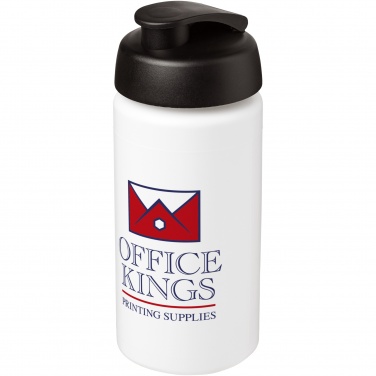 Logo trade promotional items image of: Baseline® Plus grip 500 ml flip lid sport bottle