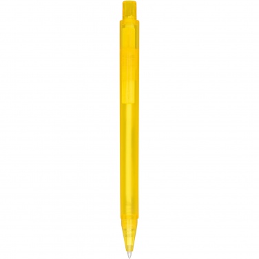 Logo trade business gift photo of: Calypso frosted ballpoint pen
