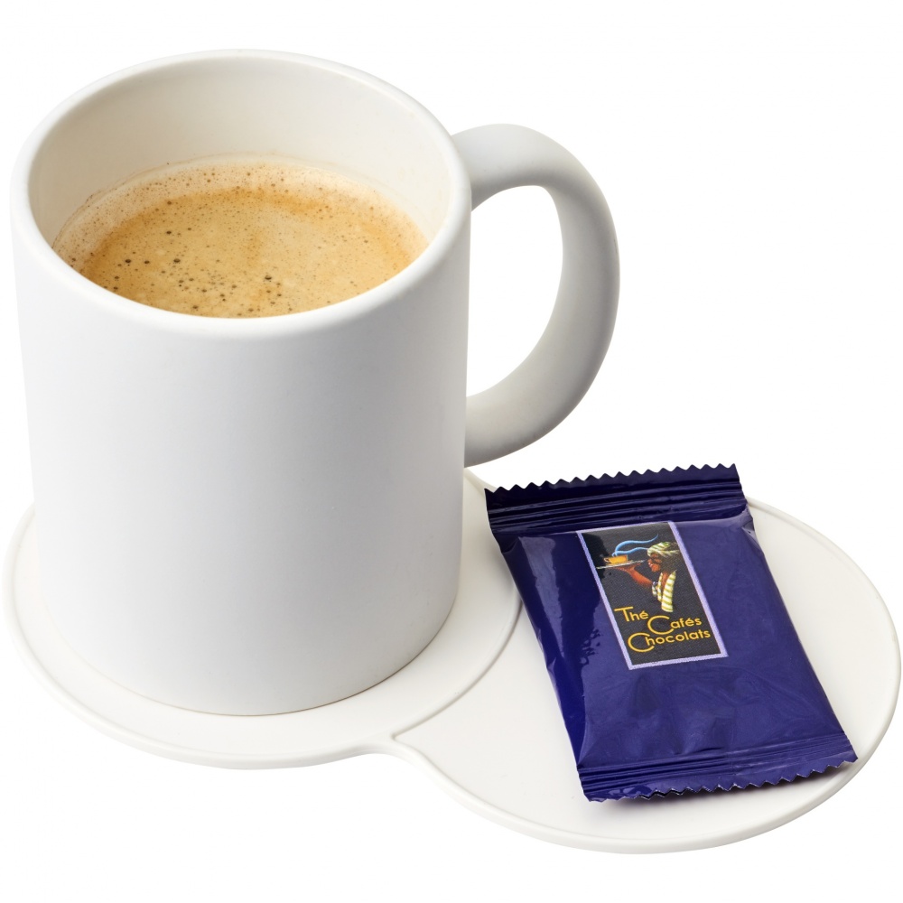 Logo trade corporate gifts picture of: Sidekick plastic coaster