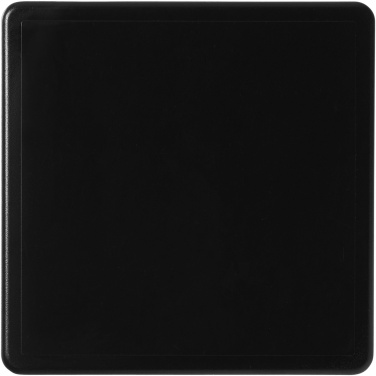Logo trade promotional gifts image of: Terran square coaster with 100% recycled plastic