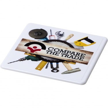 Logotrade promotional giveaway image of: Renzo square plastic coaster