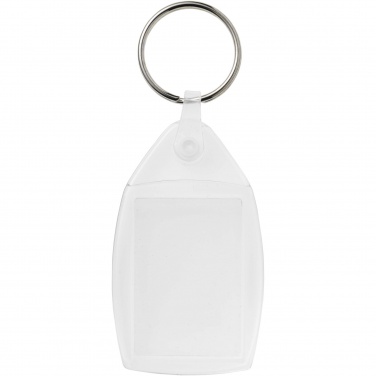 Logo trade advertising product photo of: Lita P6 keychain with plastic clip