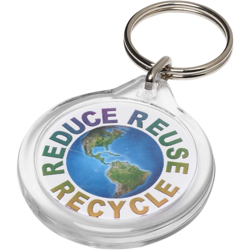 Logotrade promotional item picture of: Orb I7 round keychain