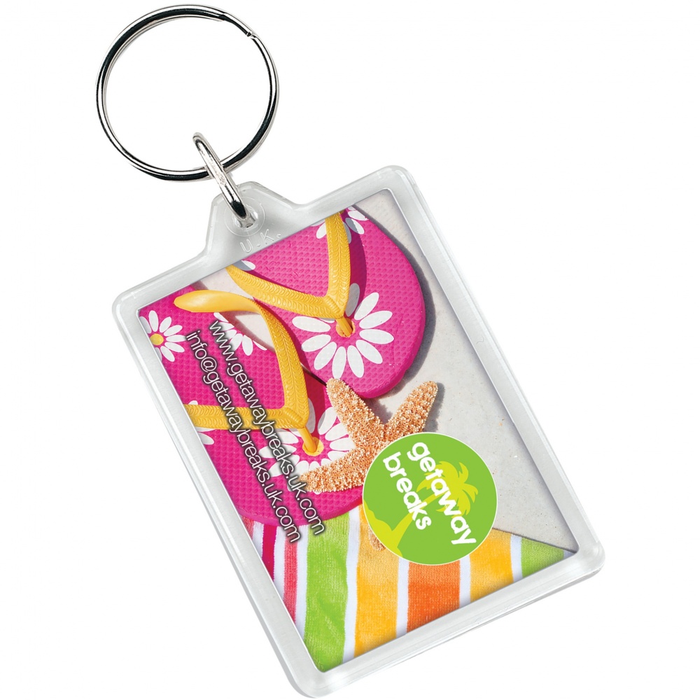 Logotrade advertising product picture of: Vito C1 rectangular keychain