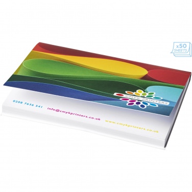 Logotrade promotional product picture of: Sticky-Mate® A7 soft cover sticky notes 100x75mm