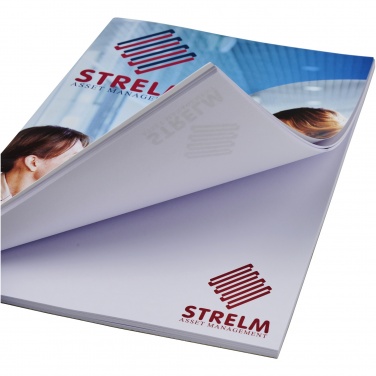 Logo trade promotional gifts image of: Desk-Mate® A5 notepad wrap over cover