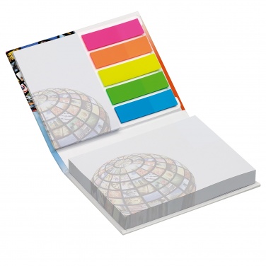 Logo trade promotional product photo of: Combi notes page marker set hard cover