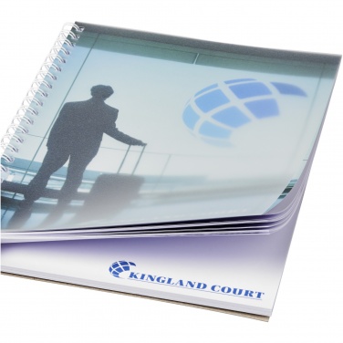 Logo trade promotional products picture of: Desk-Mate® wire-o A5 notebook PP cover