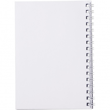 Logo trade business gift photo of: Desk-Mate® spiral A6 notebook PP cover