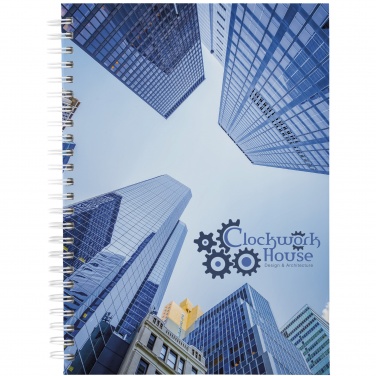 Logotrade promotional giveaway picture of: Wire-o A5 notebook hard cover