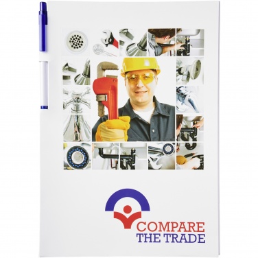 Logotrade advertising product picture of: Essential conference pack A4 notepad and pen