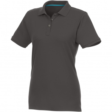 Logo trade promotional gift photo of: Beryl short sleeve women's organic recycled polo