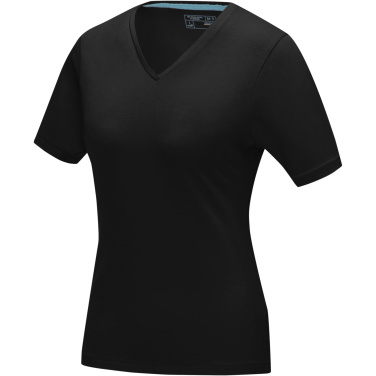 Logotrade business gift image of: Kawartha short sleeve women's organic V-neck t-shirt