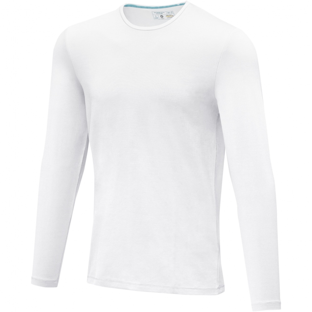 Logo trade advertising products picture of: Ponoka long sleeve men's organic t-shirt