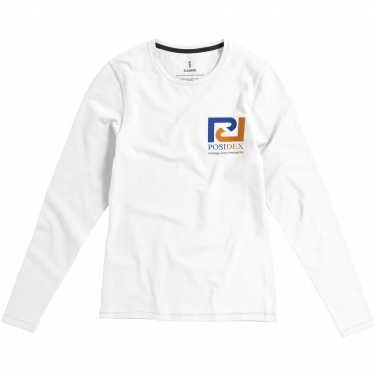 Logotrade advertising products photo of: Ponoka long sleeve women's organic t-shirt