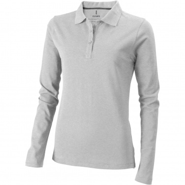 Logotrade advertising product image of: Oakville long sleeve women's polo