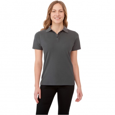 Logo trade promotional giveaways image of: Helios short sleeve women's polo