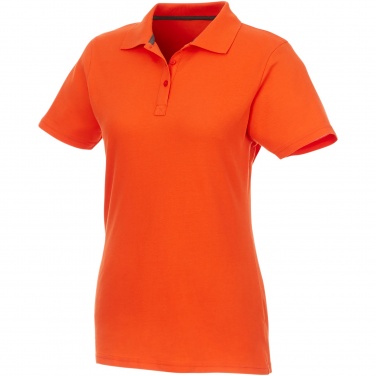 Logo trade corporate gifts image of: Helios short sleeve women's polo