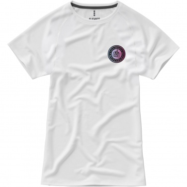 Logo trade promotional gift photo of: Niagara short sleeve women's cool fit t-shirt