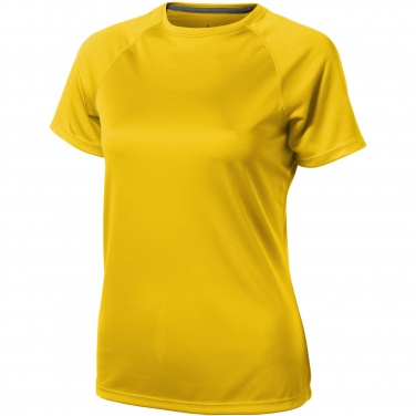 Logo trade promotional gifts picture of: Niagara short sleeve women's cool fit t-shirt
