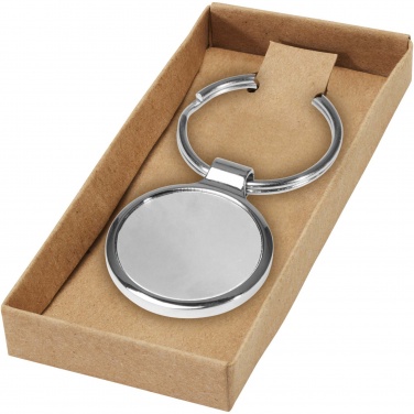 Logo trade corporate gifts image of: Orlene round keychain