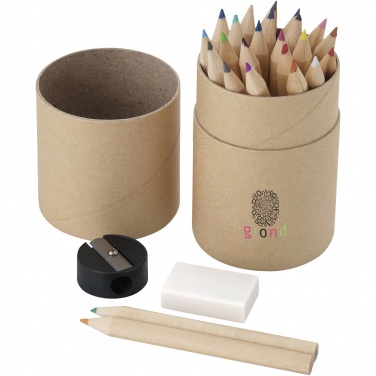 Logotrade promotional merchandise picture of: Woodby 26-piece coloured pencil set