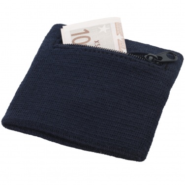 Logo trade promotional gift photo of: Brisky performance wristband with zippered pocket