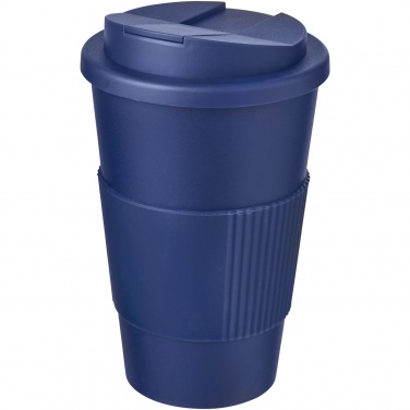 Logo trade promotional merchandise picture of: Americano® 350 ml tumbler with grip & spill-proof lid