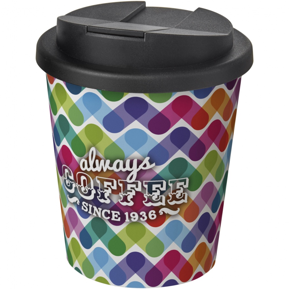 Logo trade corporate gift photo of: Brite-Americano® Espresso 250 ml tumbler with spill-proof lid