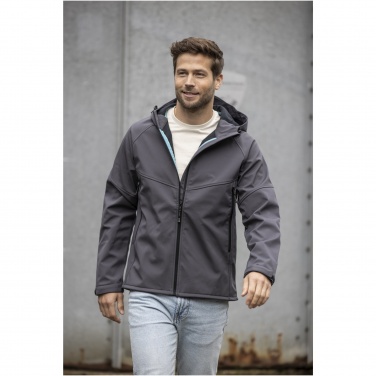 Logotrade advertising products photo of: Coltan men’s GRS recycled softshell jacket