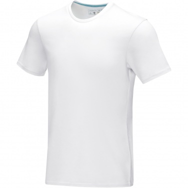 Logo trade promotional giveaways image of: Azurite short sleeve men’s organic t-shirt