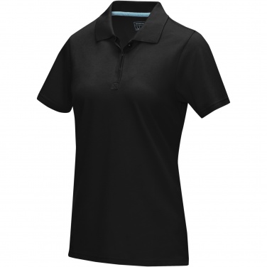 Logo trade corporate gifts picture of: Graphite short sleeve women’s organic polo