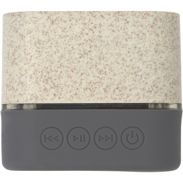 Logo trade promotional merchandise photo of: Aira wheat straw Bluetooth® speaker