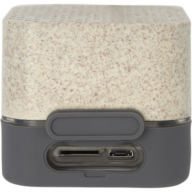 Logo trade promotional gifts picture of: Aira wheat straw Bluetooth® speaker