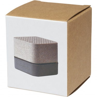 Logo trade promotional giveaway photo of: Aira wheat straw Bluetooth® speaker
