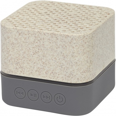 Logo trade promotional items picture of: Aira wheat straw Bluetooth® speaker