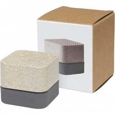 Logotrade promotional giveaway image of: Aira wheat straw Bluetooth® speaker