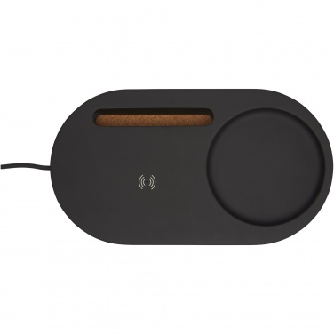 Logotrade promotional giveaway image of: Klip 5W wireless charging desk organizer